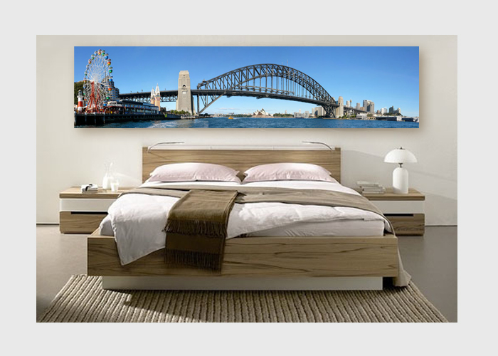 Luna-park-sydney-harbour-on-canvas-bedroom-decoration